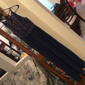 Dark blue formal dress